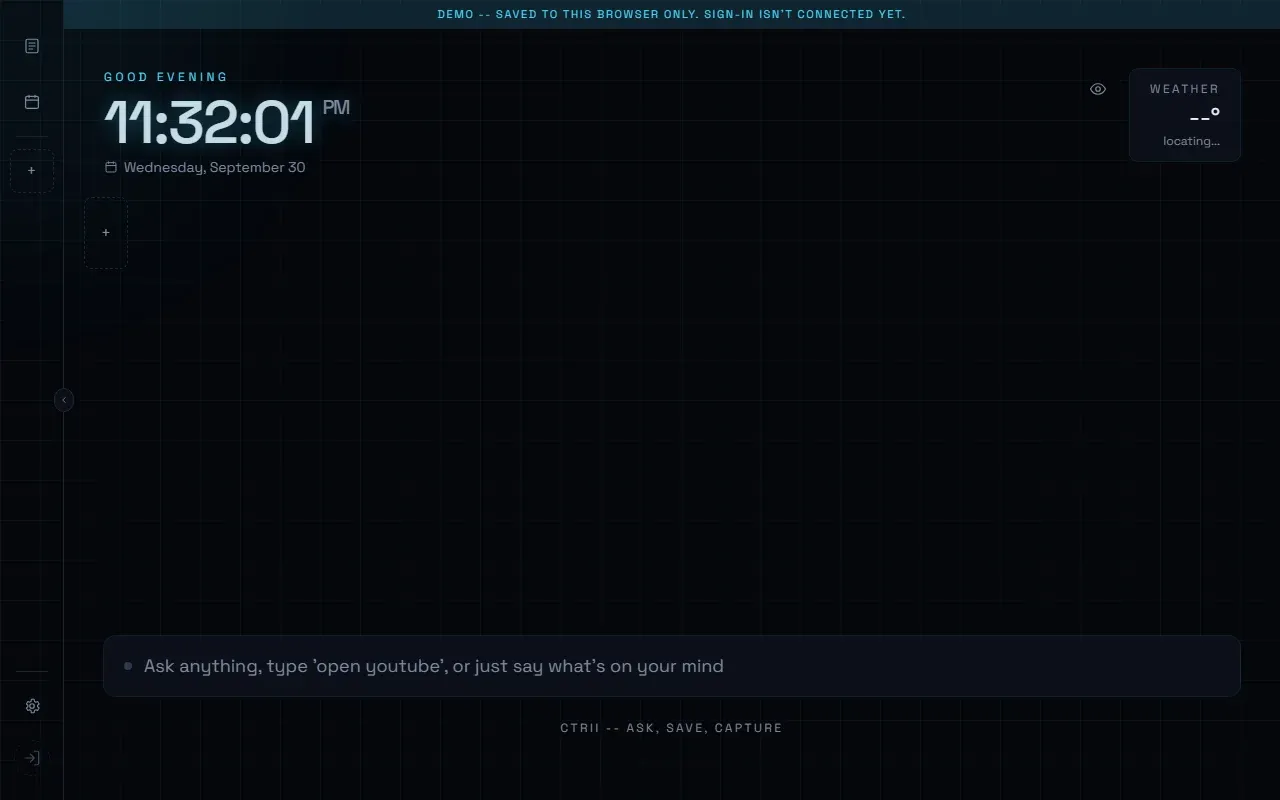 Screenshot of ctrII