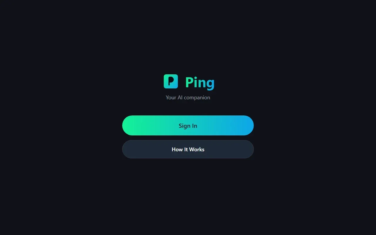 Screenshot of Ping